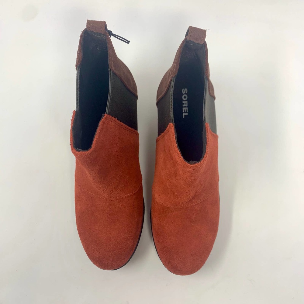 Sorel Joan of Arctic Wedge II Chelsea Bootie Red - Picture 4 of 12